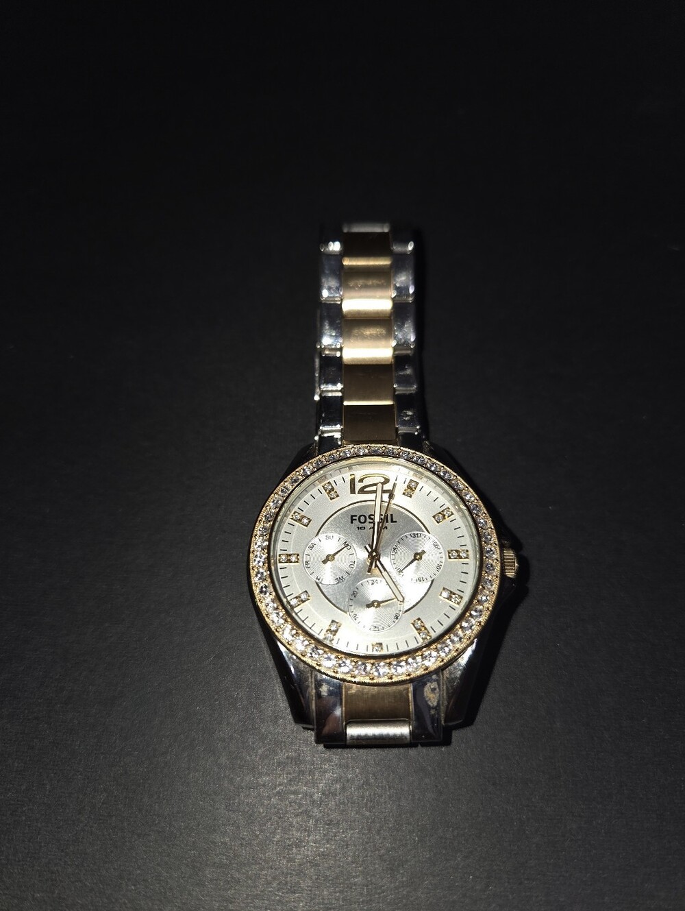 Fossil Riley Two Tone Watch - Untested